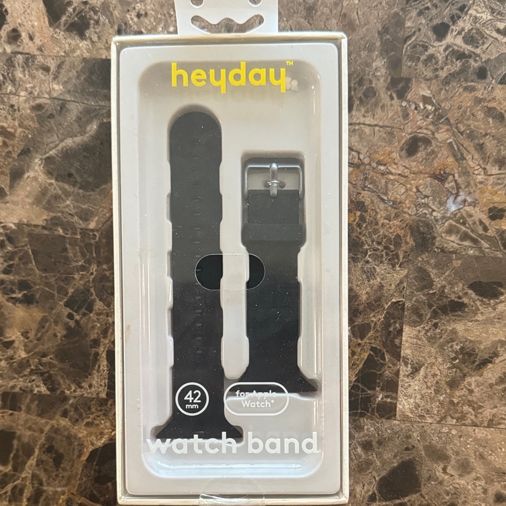 Heyday Black Watch Band for 42mm Apple Watches